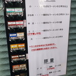 ラーメン二郎 - メニュー