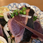 惣 - 土佐のカツオの藁焼き定食¥1550