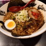 らーめん縄文 - 粗挽き醤油ラーメン