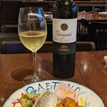 ピッツェリア・ダ・ガエターノ 薬院店 - ランチセットの前菜　白ワイン