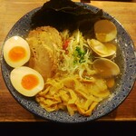 和風楽麺 四代目 ひのでや - はまぐりラーメン全部のせ