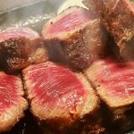 ◆November limited menu - Super delicious kelp seasoning - Rare Steak of aged Toyonishi beef fillet! ◆