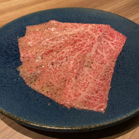東京焼肉 黒木 - プレミアムロース(薄切り)