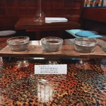 創作郷土料理の店　菊富士 - 日本酒飲み比べ　豊盃　じょっぱり　雪の芽舎