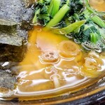 上越家 - ラーメン並固め脂多め