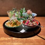 炭焼 おかげさん - 惣菜4点盛り