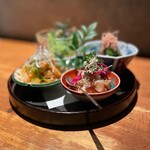 炭焼 おかげさん - 惣菜4点盛り