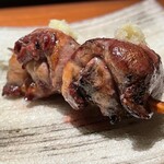 炭焼 おかげさん - 包みハツ 若鶏