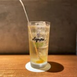 炭焼 おかげさん - 柚子角ハイボール