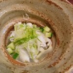 福井割烹 望月 - 合肴：活穴子しゃぶしゃぶ　針野菜