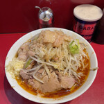 ラーメン二郎 - ラーメン小 800円　SK 100円　全マシ