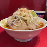 ラーメン二郎 - ラーメン小 800円　SK 100円　全マシ