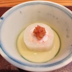 福井割烹 望月 - 口取り：蟹の砧まき