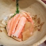 福井割烹 望月 - 酢物：身だし背甲蟹