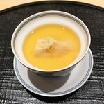 新ばし 星野 - 毛蟹の茶碗蒸し