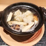 新ばし 星野 - 鱧と松茸の小鍋