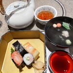 かに道楽 - カニ寿司も美味しかった