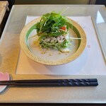 銀のすず - ◇サラダ 鶏肉ときゅうりのサラダ