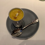 レストラン リューズ - 温かいかぼちゃのスープ