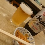 Fukuro - 瓶ビール (大) ＆ お通し