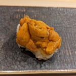 鮨 てつ也 - ウーニ、ウニ、ウニ、ウニ、ウニ、口一杯ウニ