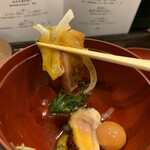 鳥田中 - ホロホロ鳥炙り叩き