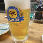 高砂屋 - 生ビール