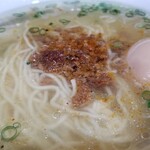 塩そば専門店 桑ばら - 鮪とネギトロ丼と塩かけそば