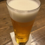 渋谷 三心 - まずはビールでカンパーイ
