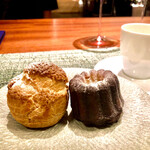 蒼 - 造りたてシュークリームとカヌレ　旨いに決まってますね　このシュークリームも楽しみの一つ♫