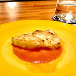 蒼 - 3皿目　九絵のムニエル　フレッシュトマトソース　脂ののった九絵に旨味たっぷりのソース　その旨い事！