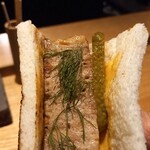 焼鳥 市松 - パテサンド③