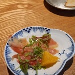 焼鳥 市松 - 生ハム❤️噛めば噛むほど旨味がでてくる