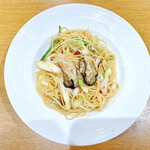 COCO'S - 選べるパスタランチset　825円
                        広島県産牡蠣の和風ペペロンチーノ