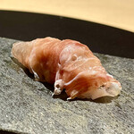 パルコ フィエラ - ③白子とコッパ
      〜伝統的な豚肉の非常に薄くスライスされたコッパ。白子は60℃で2時間火入れしたもの。