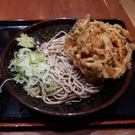 Sobadokoro Metoroan - 冷やしかき揚げ蕎麦４６０円