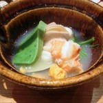 鮨 魯山 - 蛤とうにの土瓶蒸し