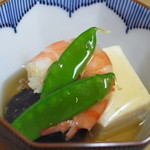 Kyou Ryouri Kiyojirou - 南禅寺蒸しは自慢のお出汁が香る一品。京の野菜を京の水で炊くという最高の贅沢。