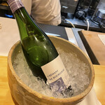 日本料理 直 - スパークリングで乾杯