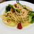 ペック - 料理写真:エビと青野菜のボッタルガ風味スパゲティ