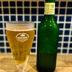 手打式超多加水麺 ののくら - ハートランドビール小瓶