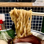 手打式超多加水麺 ののくら - ちぢれ麺好き