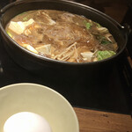 Gyuushabu Gyuusuki Tabehoudai Tajimaya - 豚すき焼き [お肉定量ランチ]