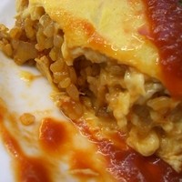 厳選洋食さくらい - オム　中のご飯