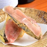 天ぷらとワイン 小島 - 茄子プロシュート