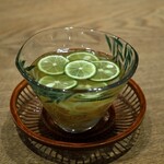 祇園 にし - すだちの冷やし稲庭うどん
