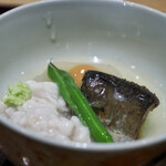 祇園 にし - こかぶらとニシンとくもこの炊き合わせ