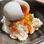 天ぷらとワイン 小島 - チーズポテトサラダ