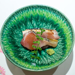 鮨 博多まつもと - ハガツオの炙り刺し