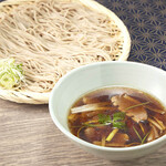 Duck soup soba noodles